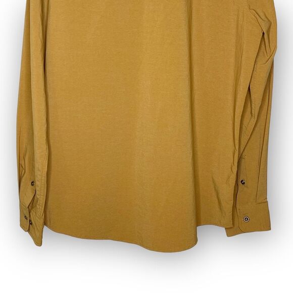 Swiss Tech Long Sleeve Button Down Outdoor Shirt Copper Penny Men’s Size Medium - Picture 6 of 9